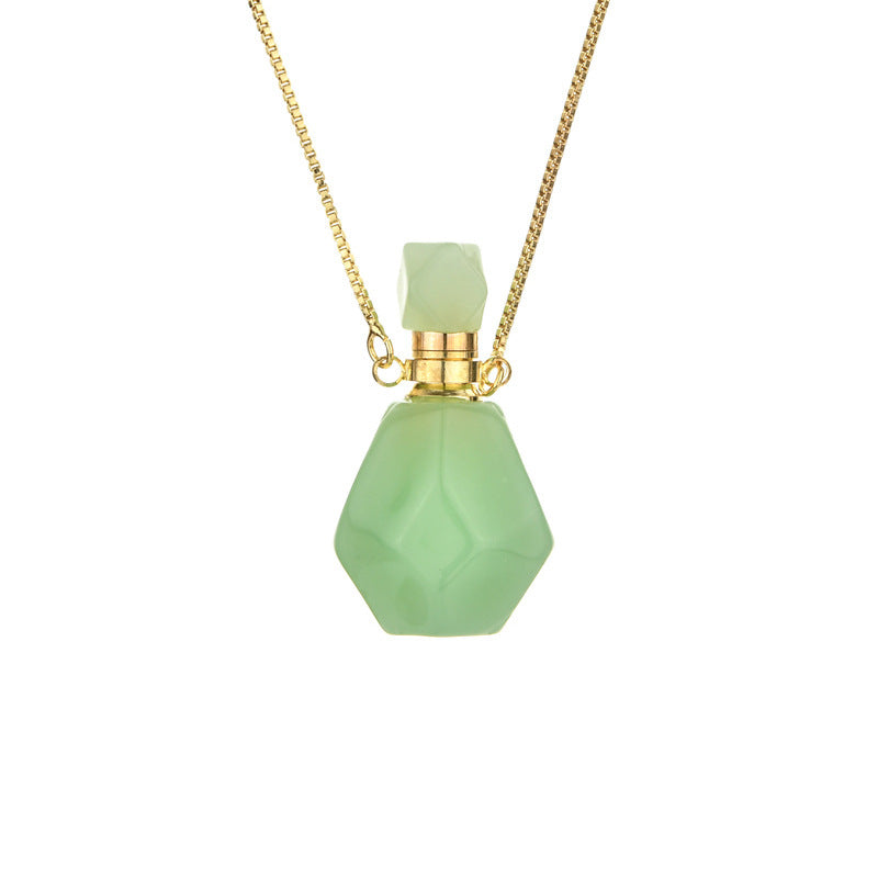 Precious Amethyst Rose Quartz Pendant Necklace