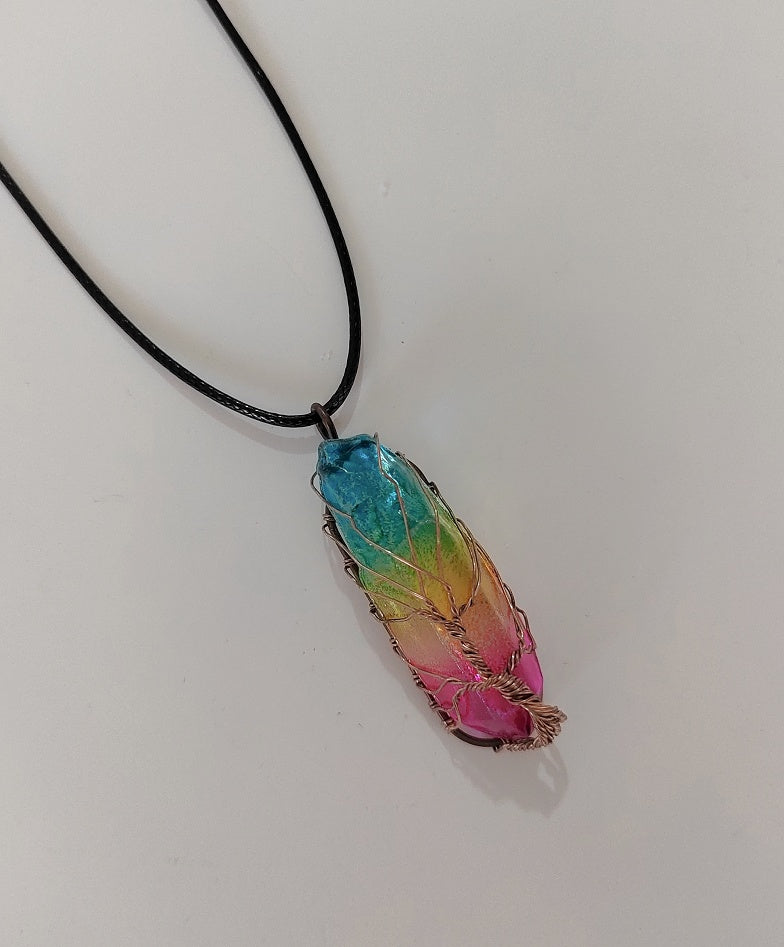 Aurora Rainbow Pendant crystal tree