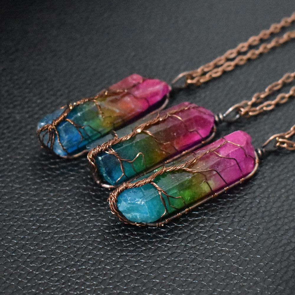 Aurora Rainbow Pendant crystal tree