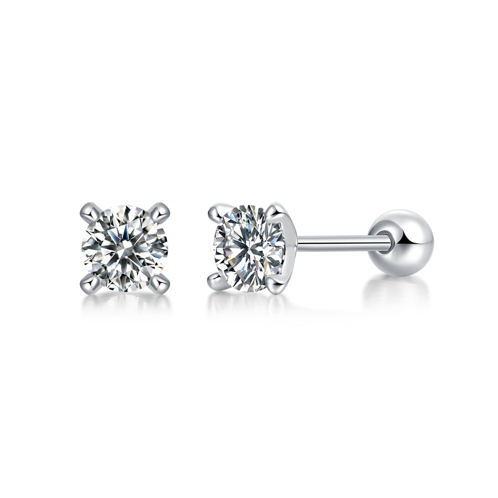 Timeless Moissanite earrings