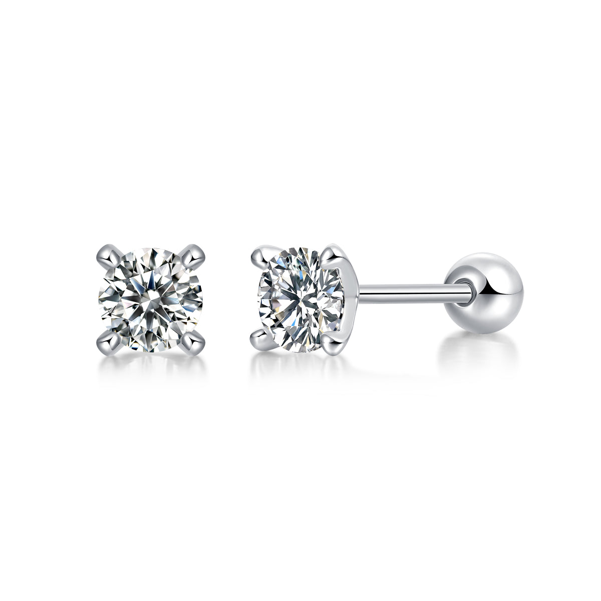Timeless Moissanite earrings