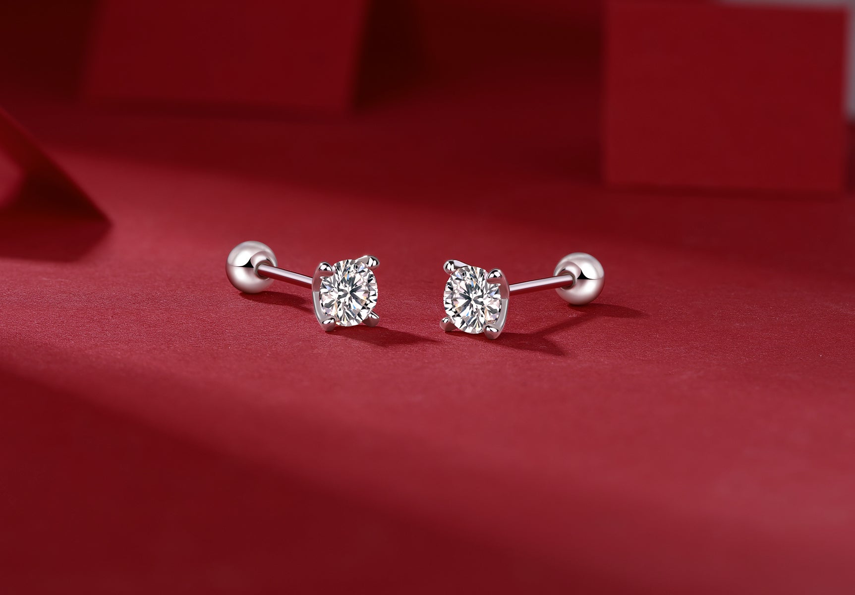 Timeless Moissanite earrings
